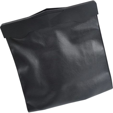 Sac poubelle de voiture en cuir synthétique à suspendre avec aimant - Poche de rangement à suspendre (1/5)