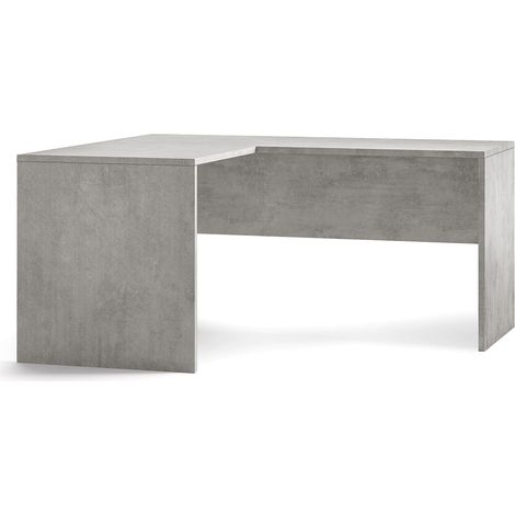 Scrivania da Ufficio Angolare Sinistra 160x76x150 cm Cemento (1/3)