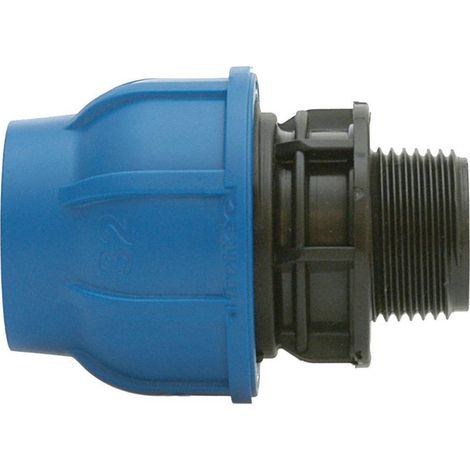 R ACCIAIO NYLON-RACCORDO MASCHIO MM.16X1/2M. Prezzo per 1 pezzo.