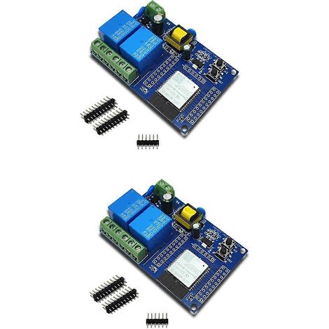 Carte de développement ESP32 WiFi et Bluetooth avec alimentation AC 220V et double relais pour (1/5)