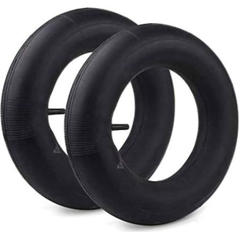 Set 2 tuburi interioare de aer 15x6.00-6, QttvbTna, pentru tractor de tuns iarba, negru (1/4)