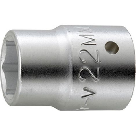 Socket 3/4 '', 6 Lati, Costa S / Piatto 27 Mm Lungo. 54 Millimetri
