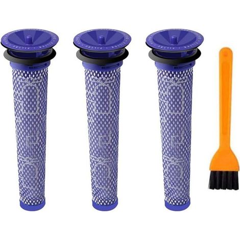 3 Pack Aspirateur de pièces de Rechange Lavable Filtre pré-Moteur pour Dyson V8, V6, V7, Dc58, DC59, Dc61, DC62 Aspirateur,Pré-Filtre Pièces de Rechange pour Aspirateur (1/5)