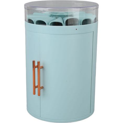 Boîte de Rangement pour Bijoux 5 Étages avec Portes Vitrées - Organisation pour Colliers, Bracelets et Bagues (1/5)