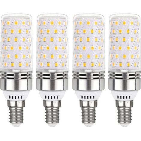 Ampoule LED E14 16 W Blanc Froid 6000 K – 1450 lm, équivalent 100 W, non dimmable, lot de 4, 360°, pour intérieur (1/4)