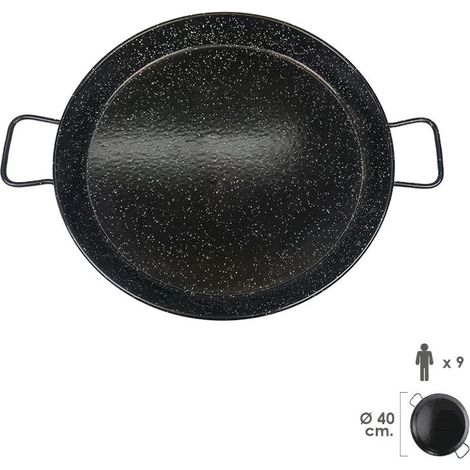 Paellera Valenciana Esmaltada 9 personas/ 40 cm