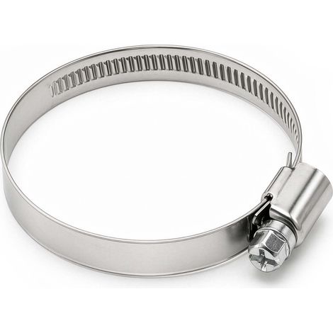 Fascetta stringitubo con filettatura a vite senza fine W1 12mm 46-70mm Zincata Per tubi flessibili (1/5)