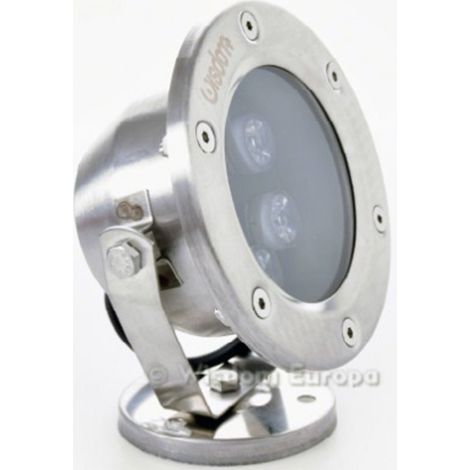 TrAdE Shop Traesio - Faretto Spot Light Per Esterno Da Giardino 6 Watt Luce Calda Fredda Verde Rgb - -Verde      - (1/4)