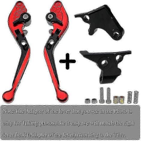 Leviers de frein et d'embrayage pliables et extensibles CNC en or et titane, logo laser unique pour Yamaha FZ8 2011-2015 (A6 B1 C6 D1) (1/5)