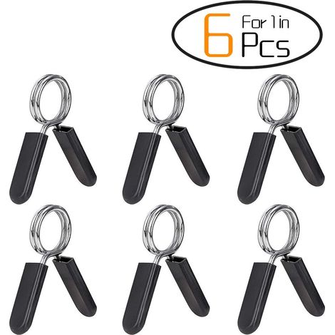 Collier De Sécurité Pour Barre - 25 mm - Acier À Ressort - Pour Entraînement En Force - Lot De 6 (1/5)