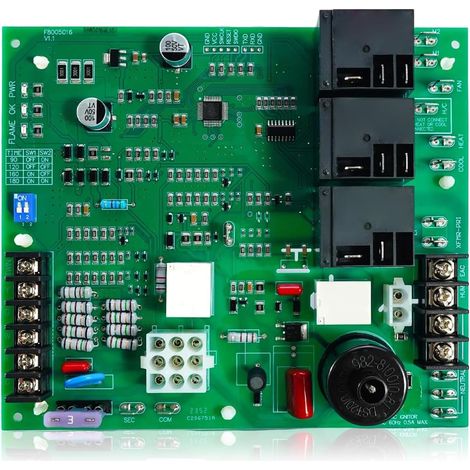 Circuit imprimé avancé pour des résultats optimaux du dispositif de chauffage, pièce de rechange rapide et sécurisée, circuit imprimé de contrôle d'allumage permanent (1/5)