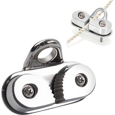 Serre-câbles en acier inoxydable 316 pour bateaux, boucles de corde, accessoires de tension et d'amortissement, outils de serrage pour cordes de Pilates
