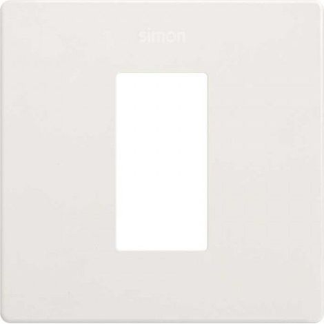 SIMON 270 Marco estética mínima 1 elemento blanco 27101610-090
