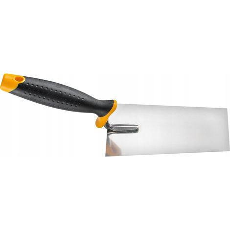 Llana de albañilería trapezoidal, acero inoxidable, 16 cm