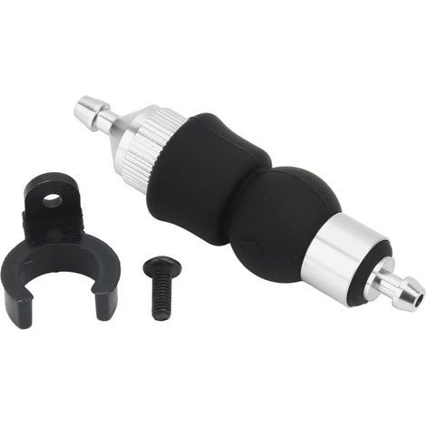 Pompe à huile manuelle pour voiture RC, moteur de méthanol manuel pour véhicule universel pour voiture tout-terrain modèle 1/8 1/10 RC (argent) (1/5)