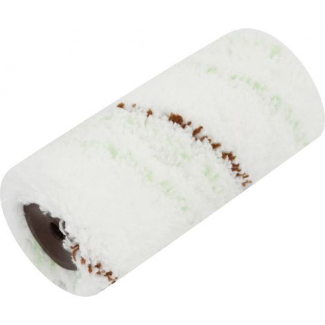 Rollo de 10 cm de espesor doble de microfibra blanco / Brown 8 mm FH