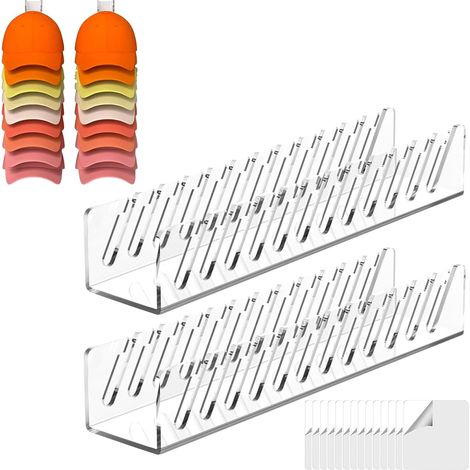 Organisateur De Chapeaux Pour Placard Rangement de Casquettes pour Accessoires Sportifs - Crochets Muraux Économiseurs d'Espace pour (1/5)