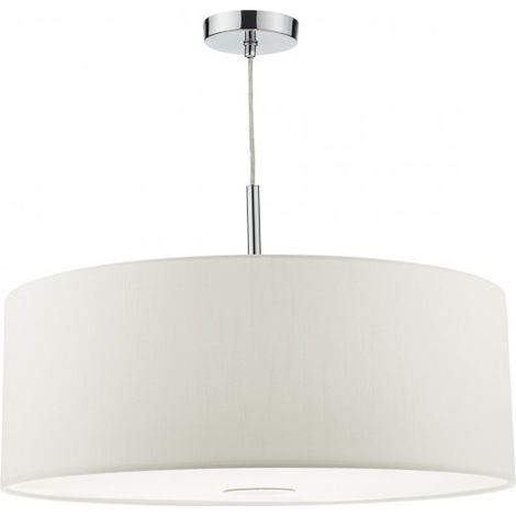 DAR RONDA - Suspension cylindrique 60 cm Blanc, 3x E27 (1/3)