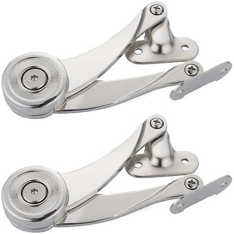 Lot de 2 charnières relevables pour portes de placards et de meubles, angle d'ouverture 75°/90°/110°, clé hexagonale incluse (1/5)