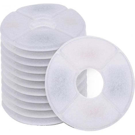 Lot de 12 filtres de rechange de haute qualité pour fontaine à eau pour chats (1/4)
