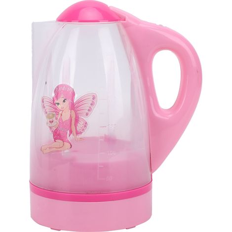 Bouilloire électrique miniature en plastique de qualité supérieure, sans danger pour les enfants, avec lumière artificielle. Petit jouet électroménager pour enfants. Bouilloire électrique 3521-21 (1/5)