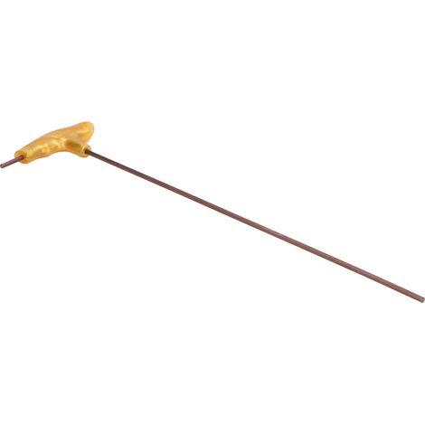 Clé Allen de 4 mm, 400 mm de long, poignée en T ergonomique, en acier allié, pour les travaux d'entretien et de réparation. (1/5)