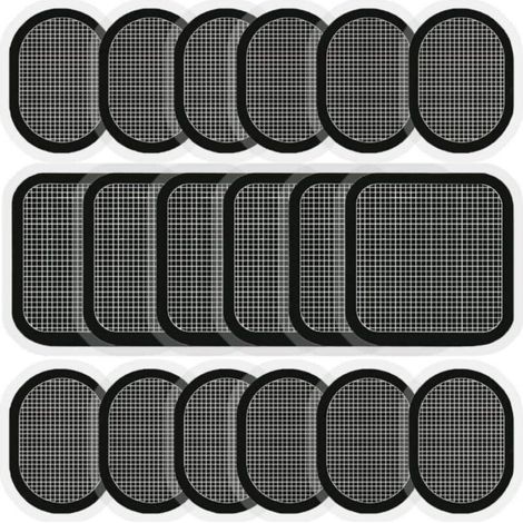 18 Pièces Électrode de Ceinture,Compatible avec Abs Series, Électrode de Rechange pour Ceintures Musculation Abdominales (1/4)