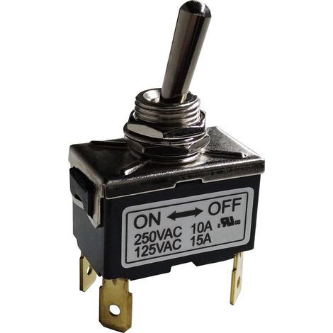 Rs Pro – Interrupteur modulaire On-Off bipolaire 10 A – Pour circuit imprimé – Indice de protection IP40 – À souder