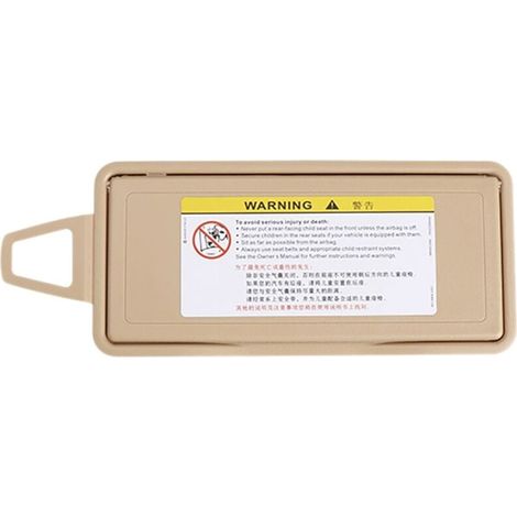 Parasole per interni auto, aletta parasole, specchio per il trucco, protezione 2218104117 per Classe S W221 2006-13, beige, destra (1/4)