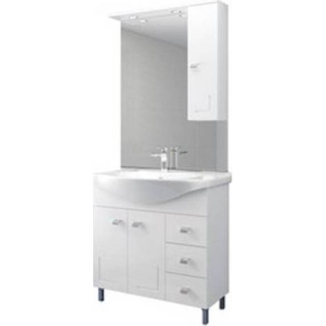 MOBILE BAGNO EVA  85 COMPLETO BIANCO
