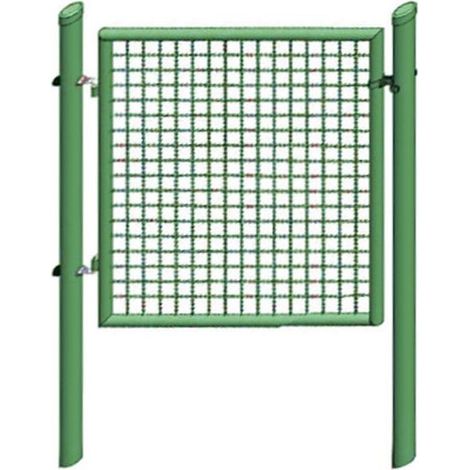Cancello Pedonale Star 100 H 100 Verde in Alluminio Trex 09714