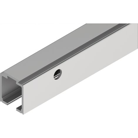 Rail de course 140 alu. EV1 anodisé. Support de roulement - 2500 mm Wm.
