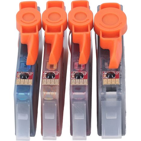 Packung mit 4 Standard-Tintenpatronen (Schwarz, CMY) für Deskjet Ink Advantage 3525, 4615 und 4620 Drucker, verfärbungsfrei (1/5)