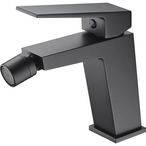 Mice - Grifo monomando de bidet- mezclador de baño WC - Griferia de baño para agua fria/caliente - Color Negro Mate - BDAR025-2NG (1/2)