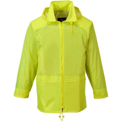 Chubasquero transpirable Classic con capucha desmontable S440 6XL Amarillo
