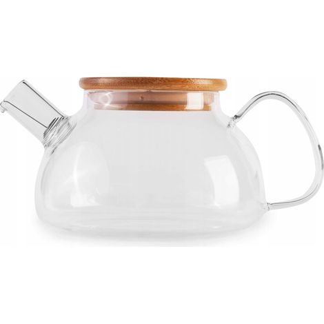Jarra de cristal con infusor y colador, 750 ml.