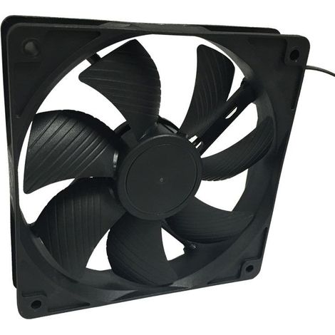 High-performance dual ball bearing fan for graphics card rack, server chassis and heat sink.