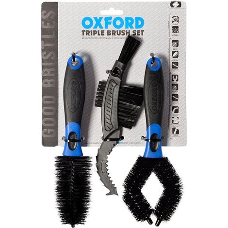 Juego de cepillos de limpieza para motocicletas OXFORD