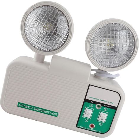 Allumer Automatiquement L'éclairage De Secours Lors De La Panne De Courant, Éclairage De Sortie Lampe De Sortie Approuvée haute luminosité avec 8 LED, pour lieux publics, tels que centre commercial (1/5)