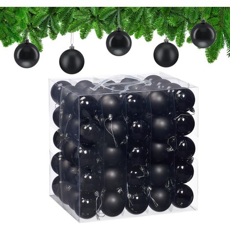 Juego de 100 adornos brillantes para árbol de Navidad