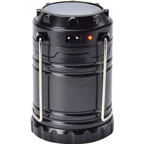 (Noir)Lanterne Rechargeable - 10 heures d'autonomie - Port USB - Noir (1/4)