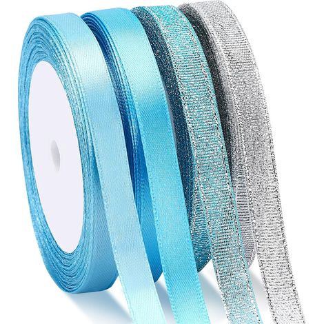 rouleaux de ruban de Noël de mètres yards pour emballer les cadeaux de de large pour loisirs créatifs 10 mm 4 91 100 (1/5)