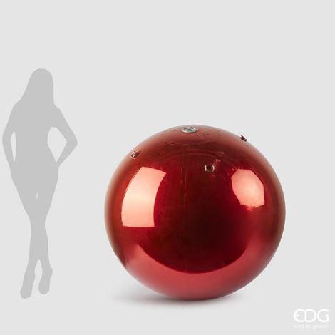 EDG Decoro Mirror Palla D 120 Cm Red