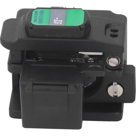 Cliveuse de fibres optiques, coupeuse de câbles à fusion de fibres optiques, coupeuse de câbles à fibres optiques 48 000 coupes, cliveuse noire AUA-X5. (1/5)