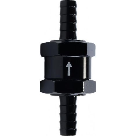 Clapet anti-retour de carburant universel en alliage d'aluminium, 8 mm, noir, pour voiture, bateau, essence, diesel, huile (1/5)