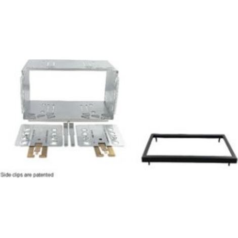 Kit integration 2 DIN Universel -Bus 100mm -Noir