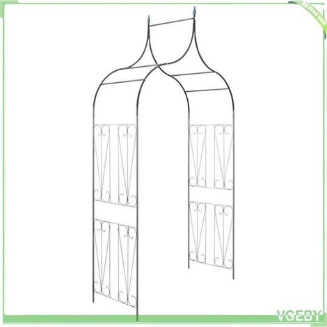 Arche de jardin - FAF EICY - 40777 - Vert foncé - 129x60x283 cm - Fer (1/5)