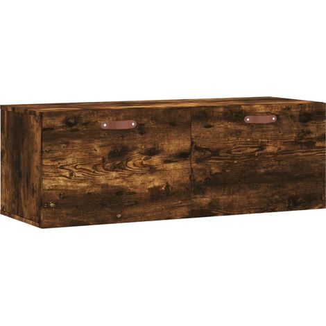 Maison Exclusive - Armario de pared madera ingeniería roble ahuma (1/5)