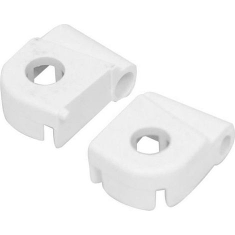 kit SUPPORTI DESTRO E SINISTRO IN PLASTICA CERNIERA LAVATRICE HOTPOINT ARISTON