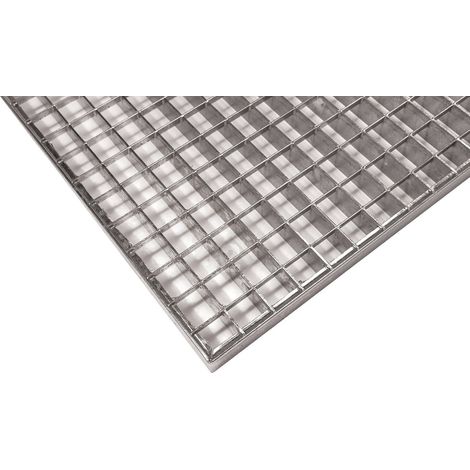Giro – Grille de voirie galvanisée 500x1000 mm – Maille 30x30 mm – Caillebotis industriel pressé pour applications robustes